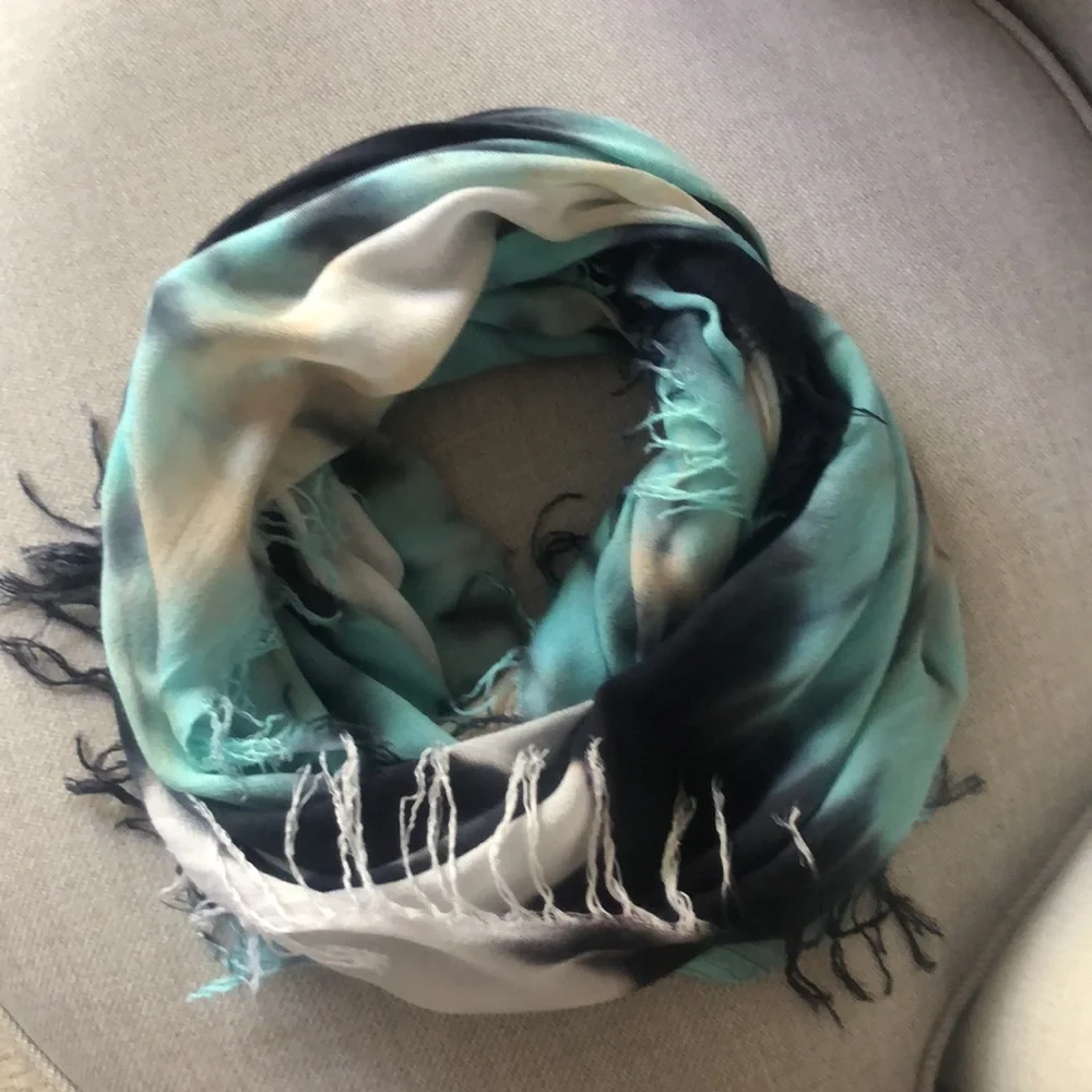 Brightly Twisted Infinity Scarf 100% Rayon - Picture 6 of 9
